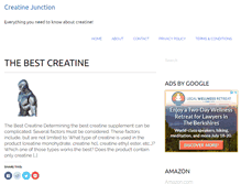 Tablet Screenshot of creatinejunction.com
